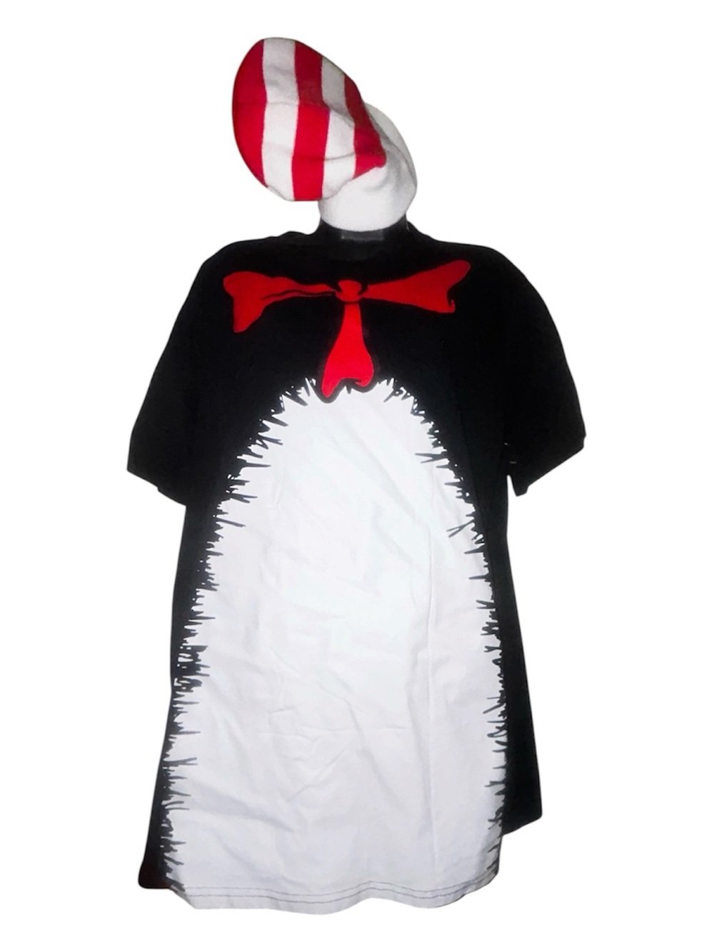 Dr. Seuss Cat in the Hat shirt and beanie/Hat